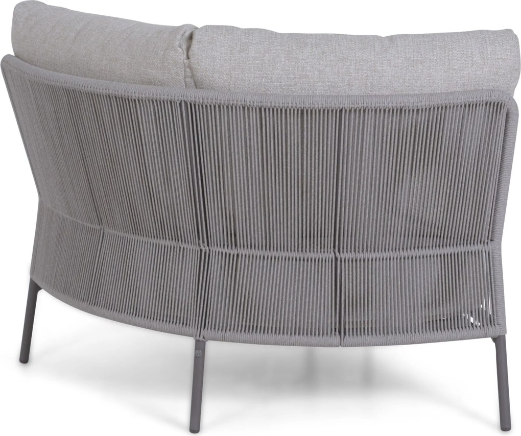 Hoek loungeset 5 personen Rope Grijs  4 Seasons Outdoor Florence/Miyora