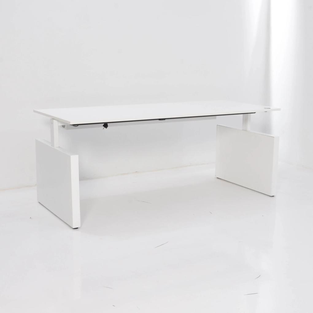 Balance elektrische hoogte verstelbaar bureau, wit blad, 180 x 80 cm (LET OP dit geen zit-sta bureau)