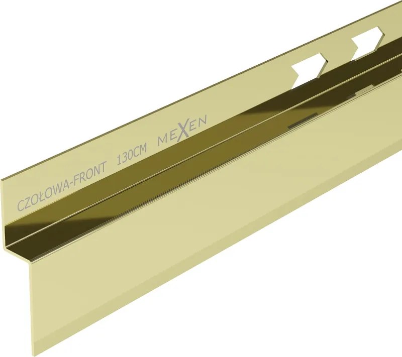 Mexen Line-B voorste douchelijst 130 cm, goud - 185003130U