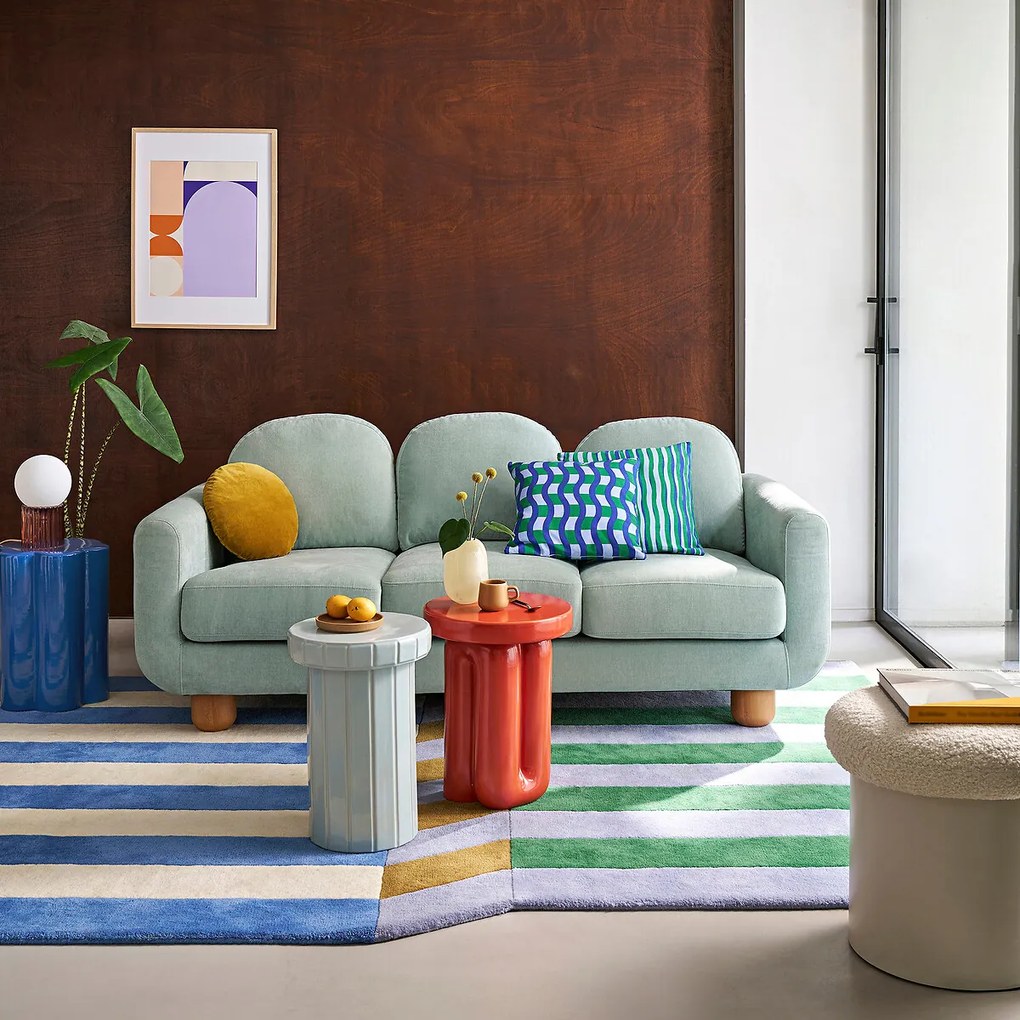 Bijzettafel of nachtkastje in keramiek Tulli