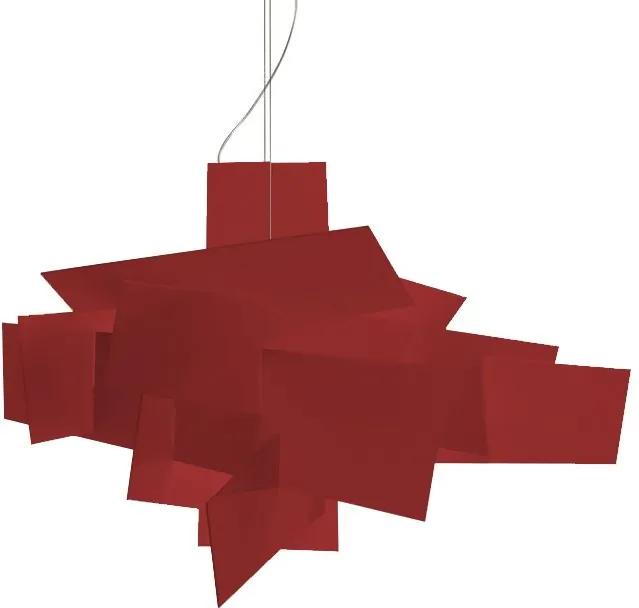Foscarini Big Bang X-large hanglamp LED rood