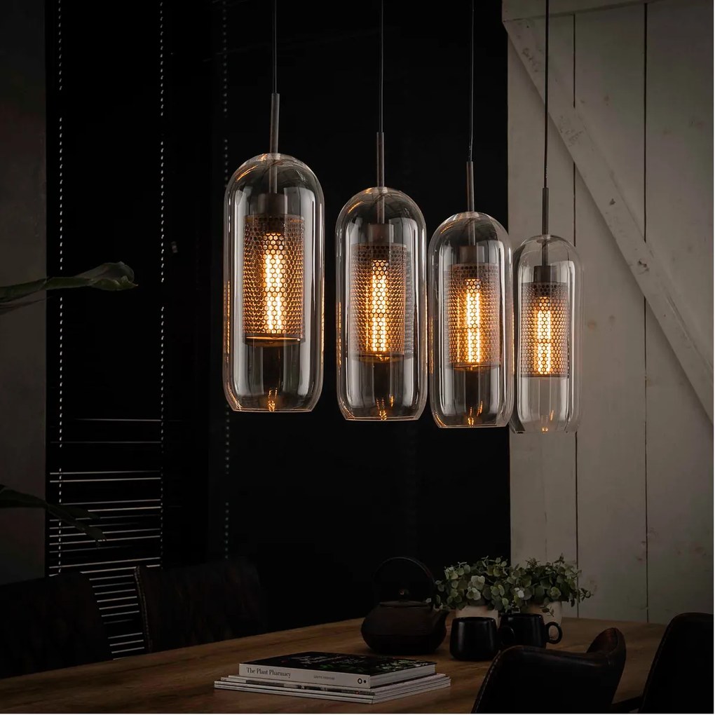 Hanglamp Met Glazen Cylinders