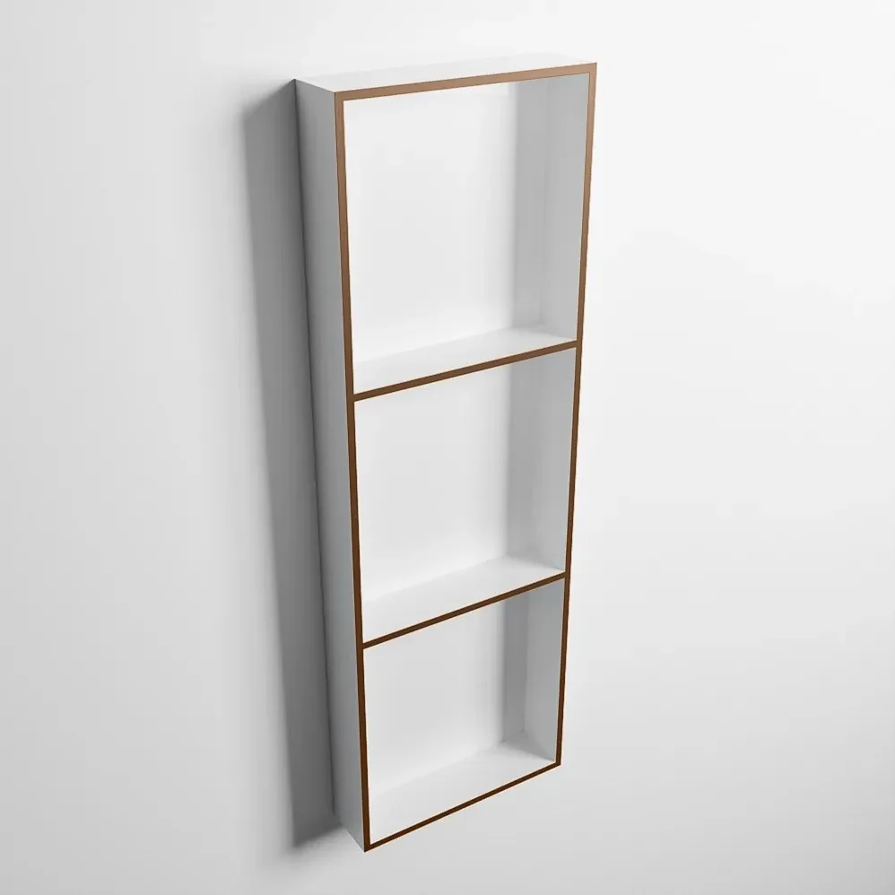 Mondiaz Easy nis 90x30x8cm 3 vakken rust/talc