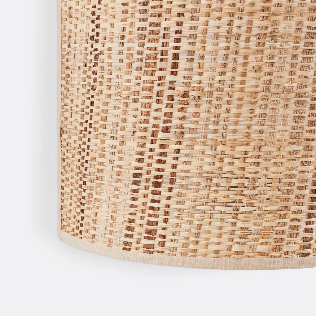 Wandlamp in raffia, Lisoa