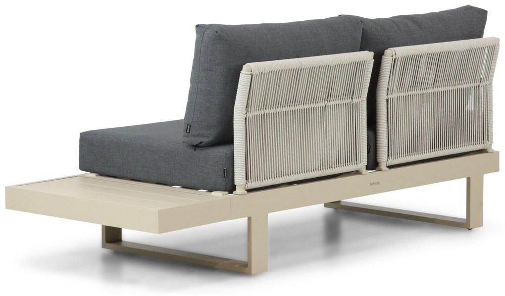 Hoek loungeset 5 personen Aluminium Taupe Lifestyle Garden Furniture Lorenzo