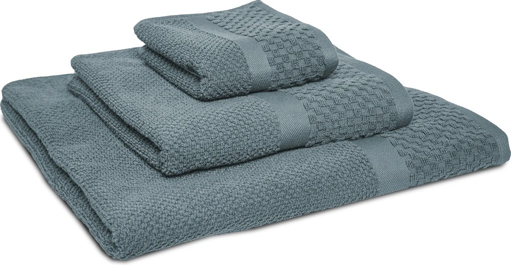 Gastendoek Soft Popcorn Collectie – 6 stuks – 30×50 – ijsblauw