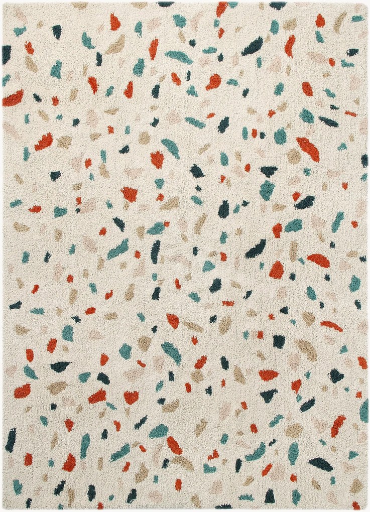 Wasbaar handgeweven kindervloerkleed Terrazzo