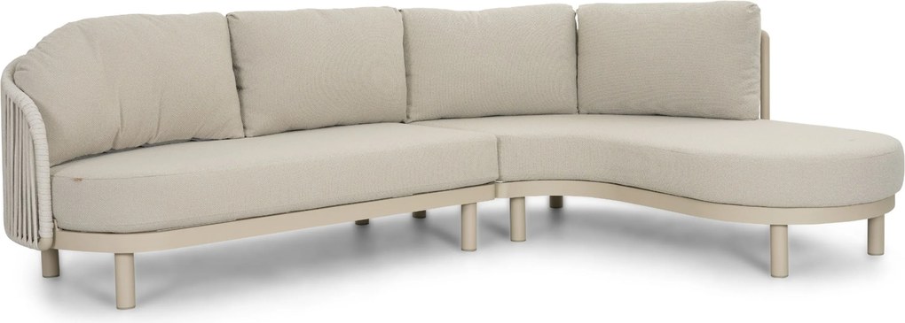 Hoek loungeset 5 personen Rope Grijs  Santika Furniture Santika