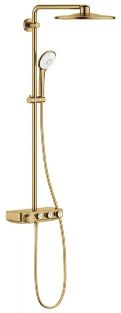 GROHE Euphoria SmartControl Regendoucheset Opbouw - hoofddouche 31cm - hannddouche rond - brushed cool sunrise 26507gn0