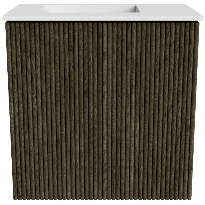 Mondiaz Joya 40cm toiletmeubel shadow met wastafel faye links 1 kraangat talc