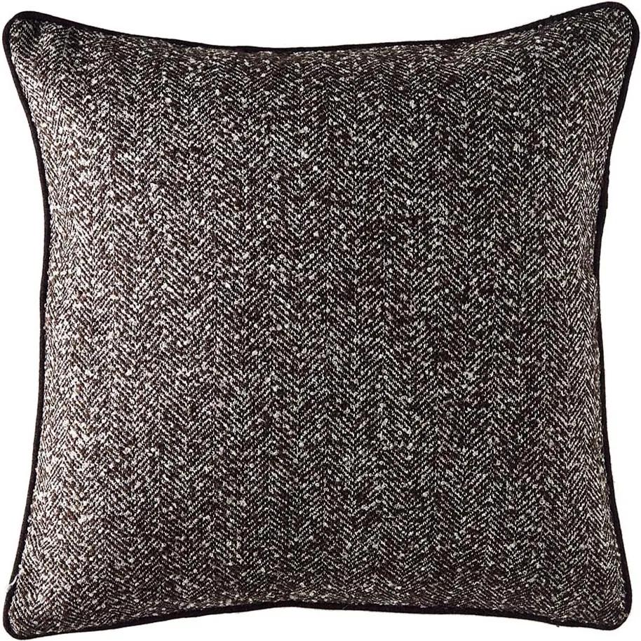 Rivièra Maison - Mountain Resort Rough Herringbone Pillow Cover 50x50 - Kleur: bruin
