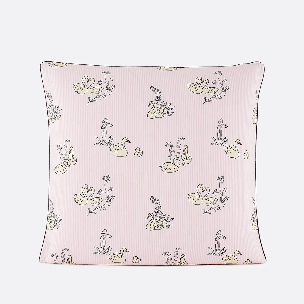Kinderkussensloop 50% gerecycled katoen, Swan