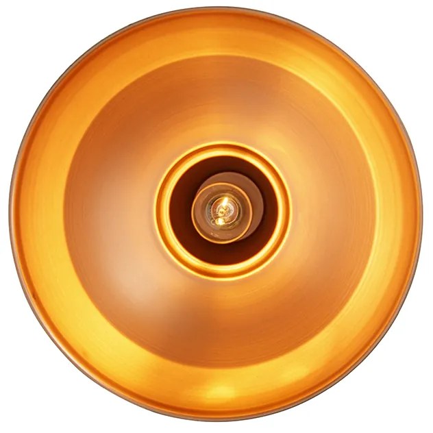 Industriële hanglamp antiek koper - Goliath