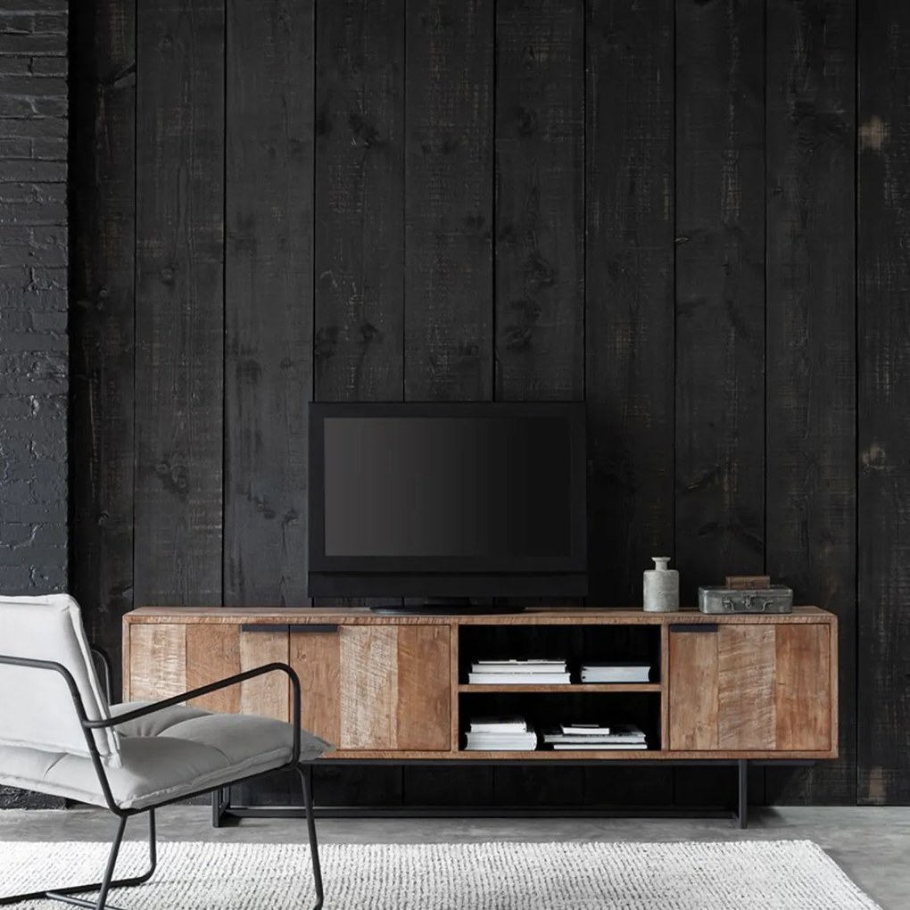 DTP Home Odeon TV-meubel Teak Hout 200 Cm - 200x40x60cm.