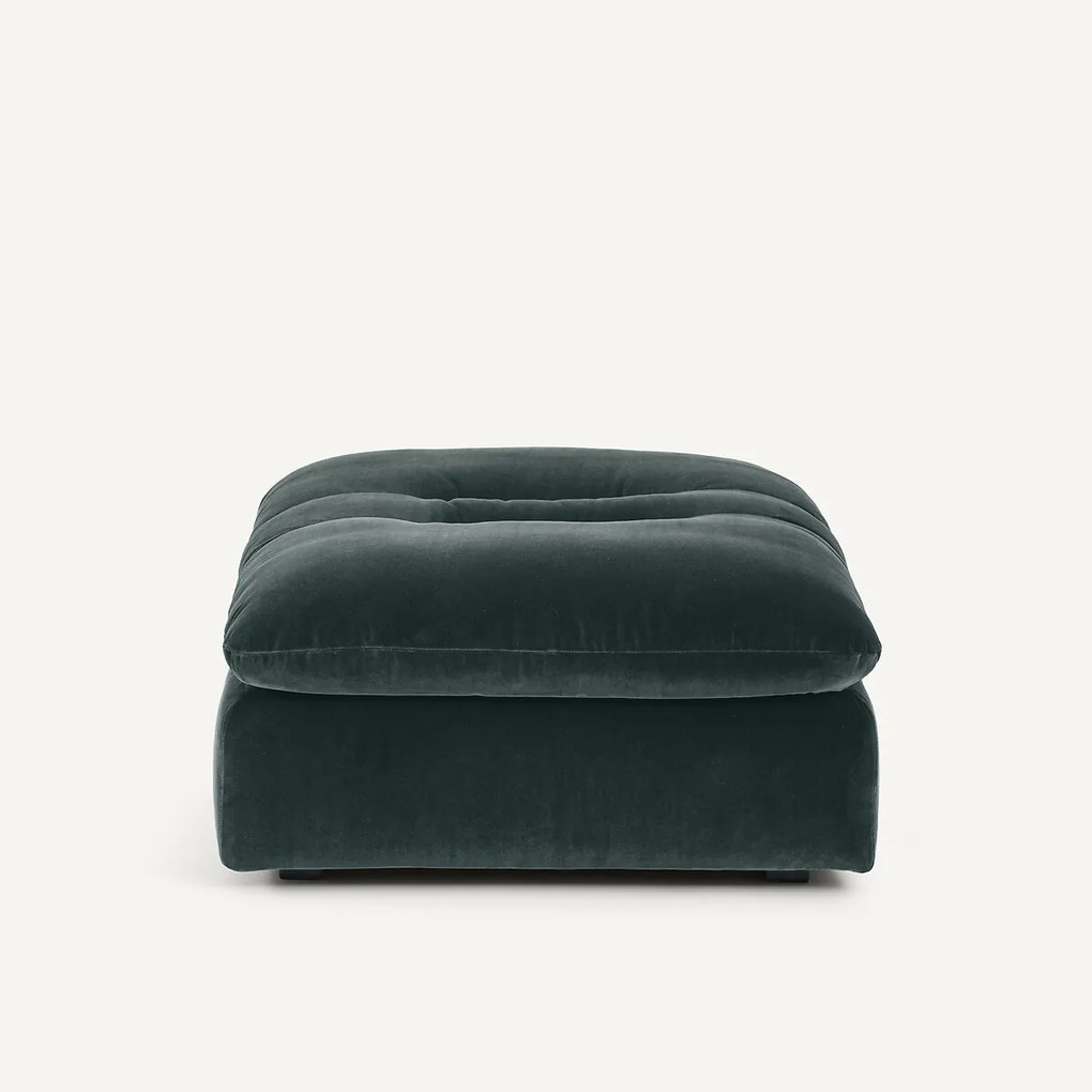 Modulaire fluwelen voetensteun, GIULIANO