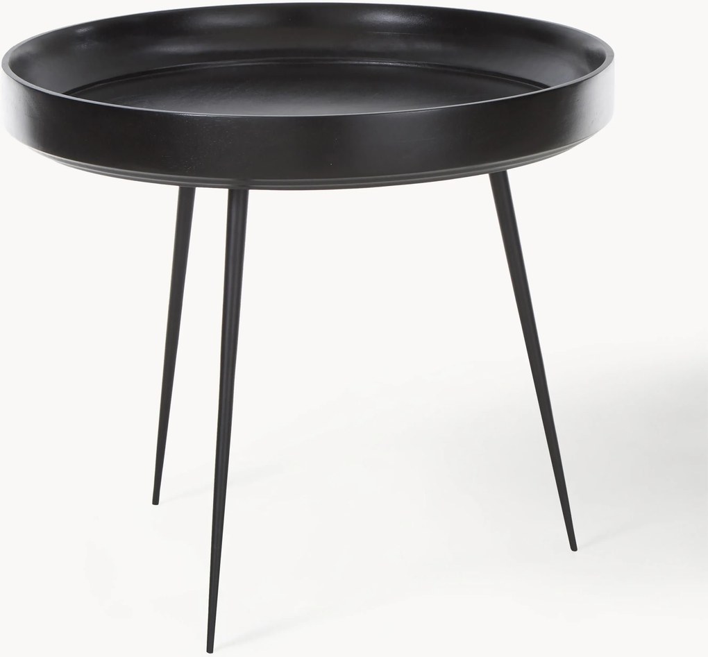 Ronde bijzettafel Bowl van mangohout