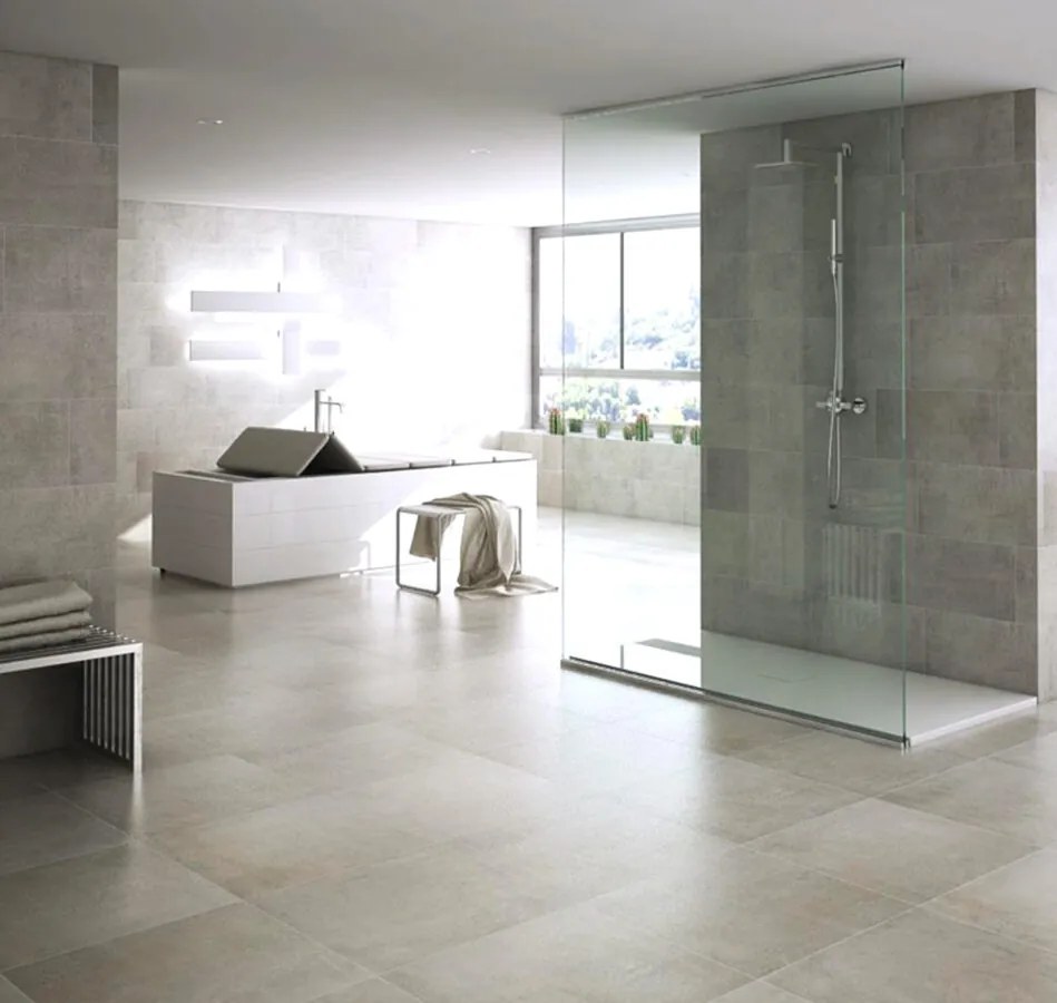 Vloertegel 60x60 Cm Betonlook Capetown Grijs N48