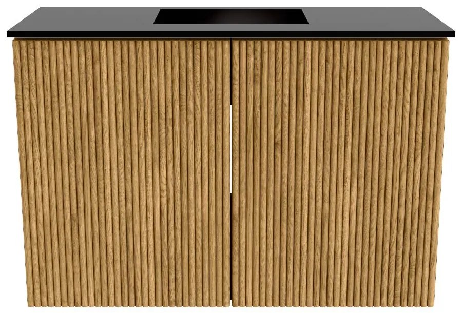 Mondiaz Joya 60cm toiletmeubel oak met wastafel faye midden 1 kraangat urban