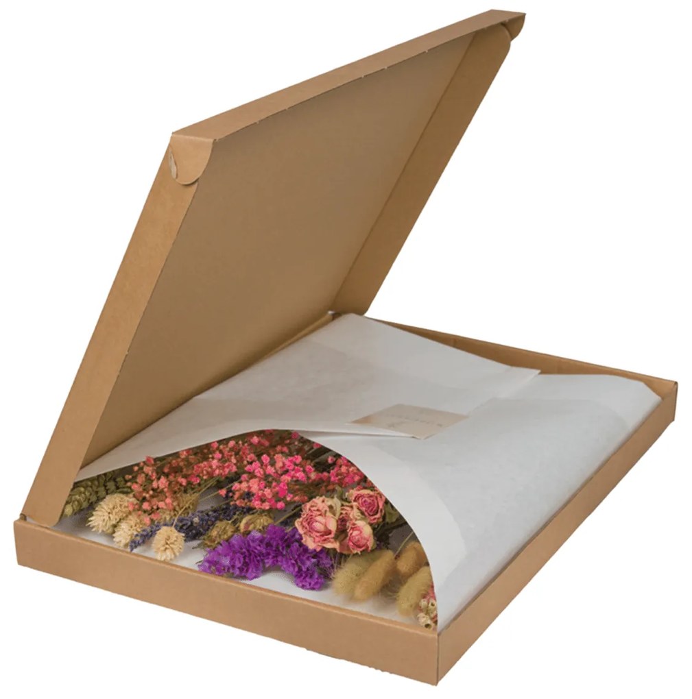 Droogbloemen in Letterbox - 35cm