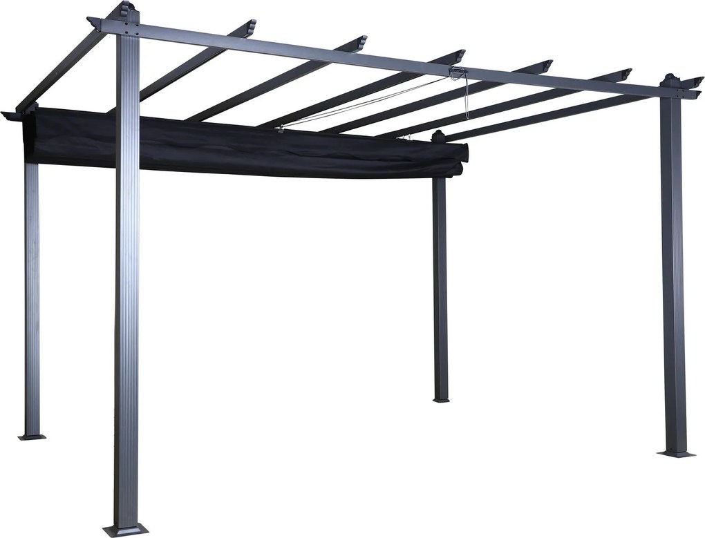 The Outsider Pergola Eva - Zwart - Aluminium - 295x295cm - The Outsider