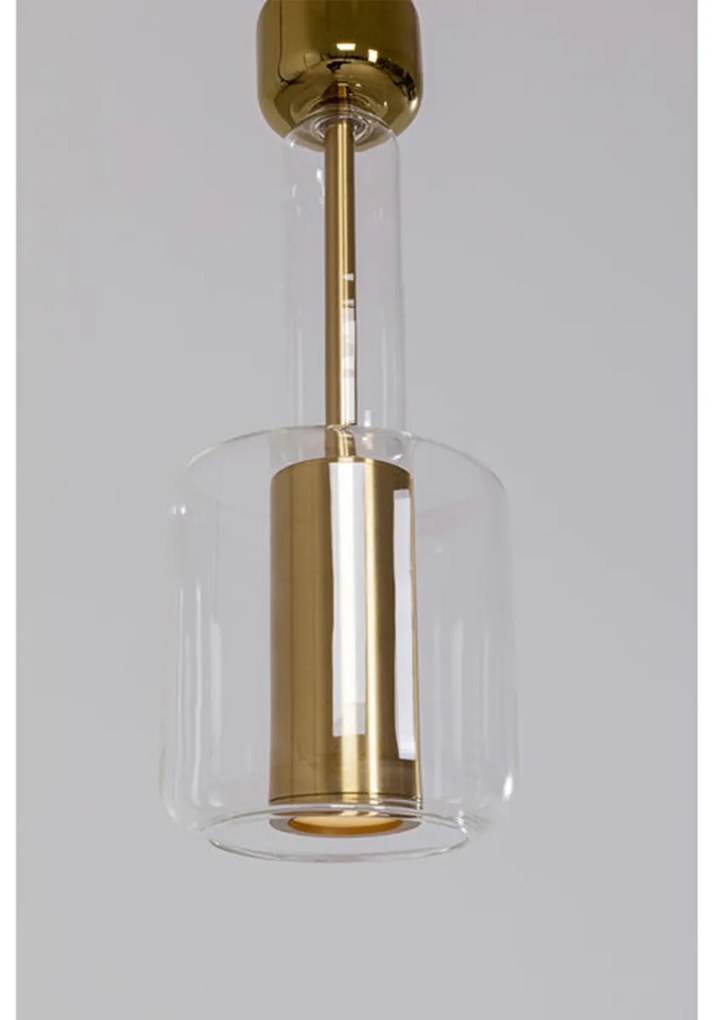 Kare Design Candy Bar Gold Hanglamp Goud En Glas