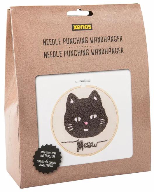 Needlepunching set wandhanger - kat