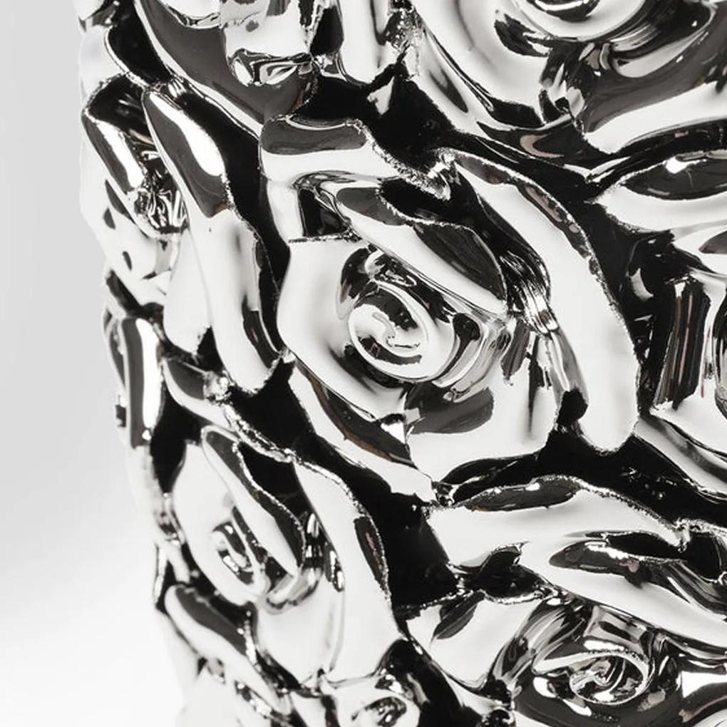 Kare Design Rose Multi Chrome Vaas Met Rozen Verchroomd Groot
