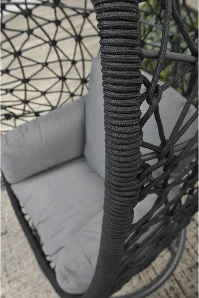 Garden Impressions Hangstoel Panama hangstoel ei - rope zwart