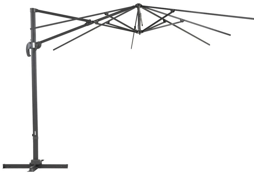 Garden Point Siena 3x3m antraciet tuinparasol frame