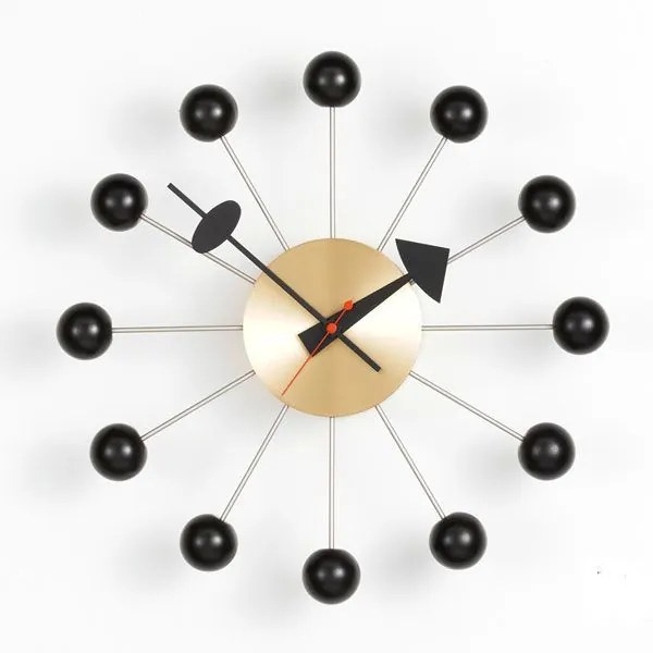 Vitra Ball Clock klok zwart