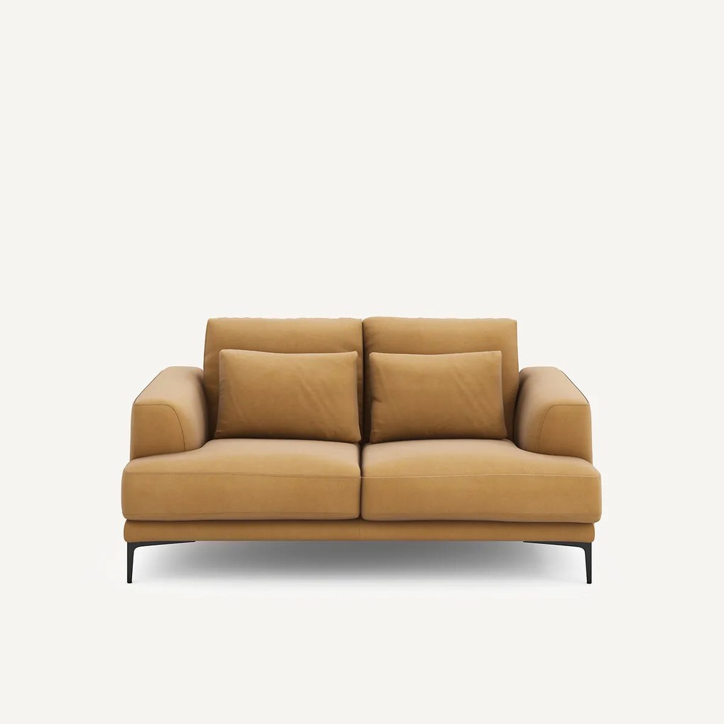 2-zits bank in linnen fluweel, Marsile