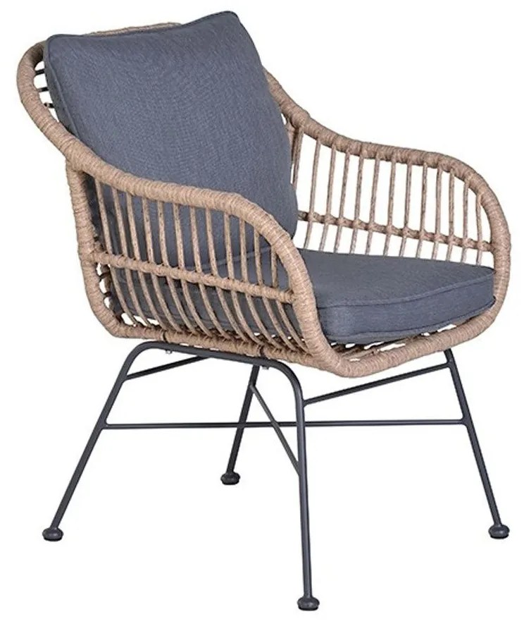 Garden Impressions Lucas tuinset 9-delig bruin - Tulli tuintafel ovaal 280x140 cm light teak look