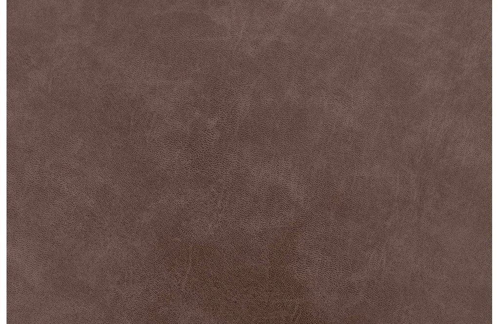 Goossens  Key West bruin, micro leer, 3-zits, modern design met ligelement rechts