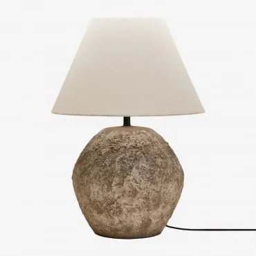 Keramische En Linnen Rollen Bruin – Zand & ↑60 Cm - Sklum