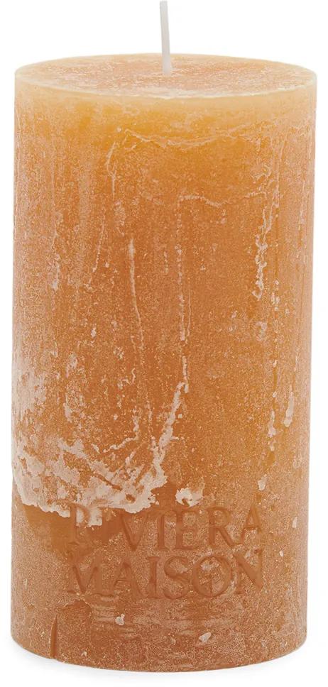 Rivièra Maison - Pillar Candle Rustic caramel 7x13 - Kleur: Caramel