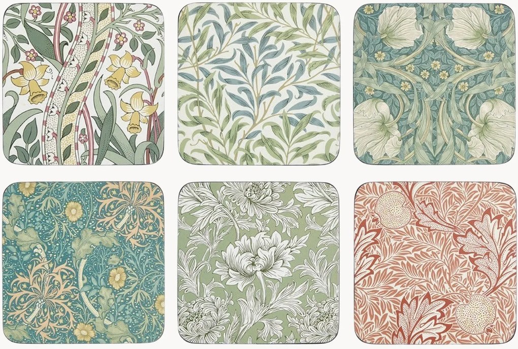 Onderzetters Morris & Co, 6-delig