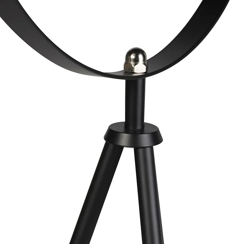 Smart vloerlamp tripod zwart incl. Wifi A60 - Magna 40 Eglip