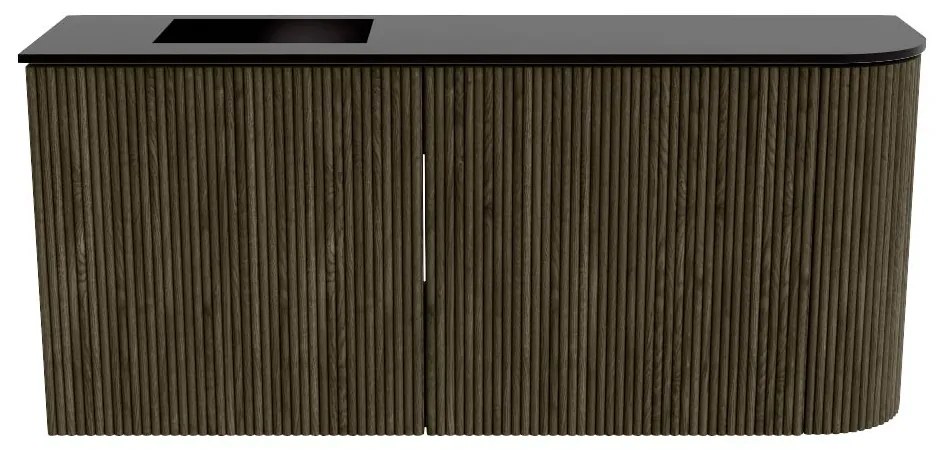 Mondiaz Joya 90cm toiletmeubel ronding rechts shadow met wastafel faye links zonder kraangat urban