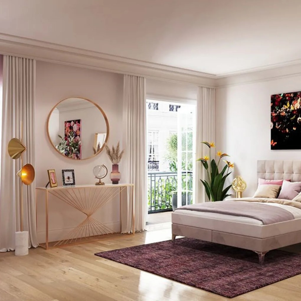 Kare Design Maja Design Vloerlamp Messing Marmer