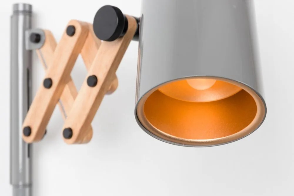Wandlamp Flex Grijs
