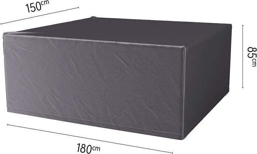Platinum Aerocover tuinsethoes - Ademende hoes voor tuinset met rechthoekige tafels van 160 tot 180cm (inclusief stoelen)