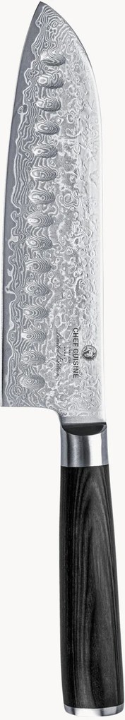 Santoku mes Limited Edition van damaststaal met pakkahout handvat