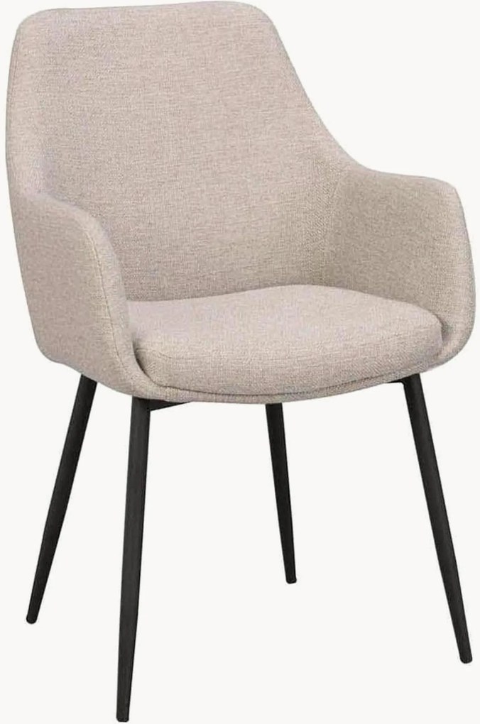 Gestoffeerde armstoelen Reily, 2-delig