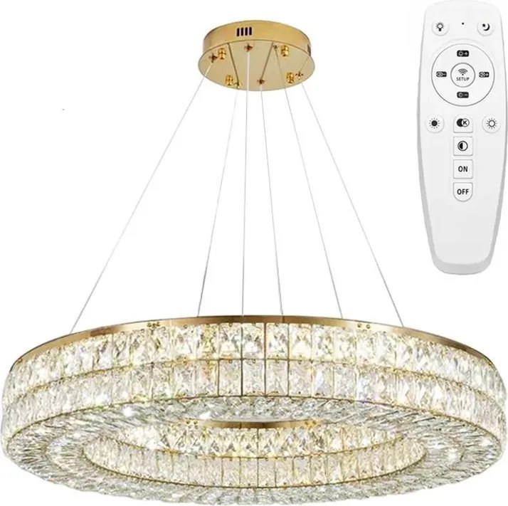Hanglamp LED APP1568-CP Gold 60cm
