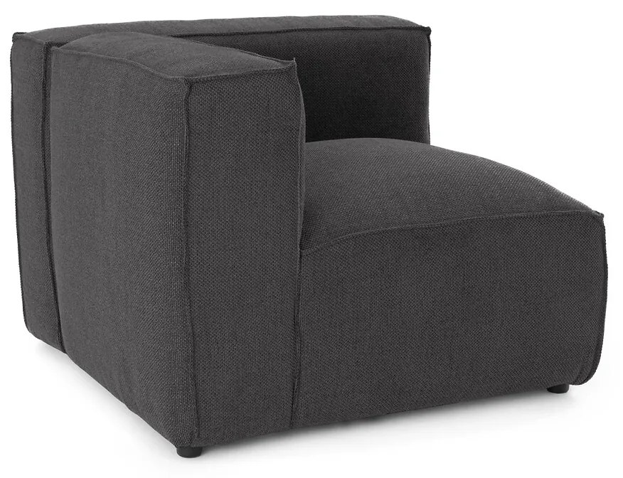 Omvormbare hoekbank, getextureerde stof, Seven