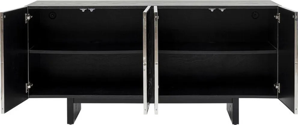 Kare Design Caldera Chroom Dressoir - 160x45x78cm.