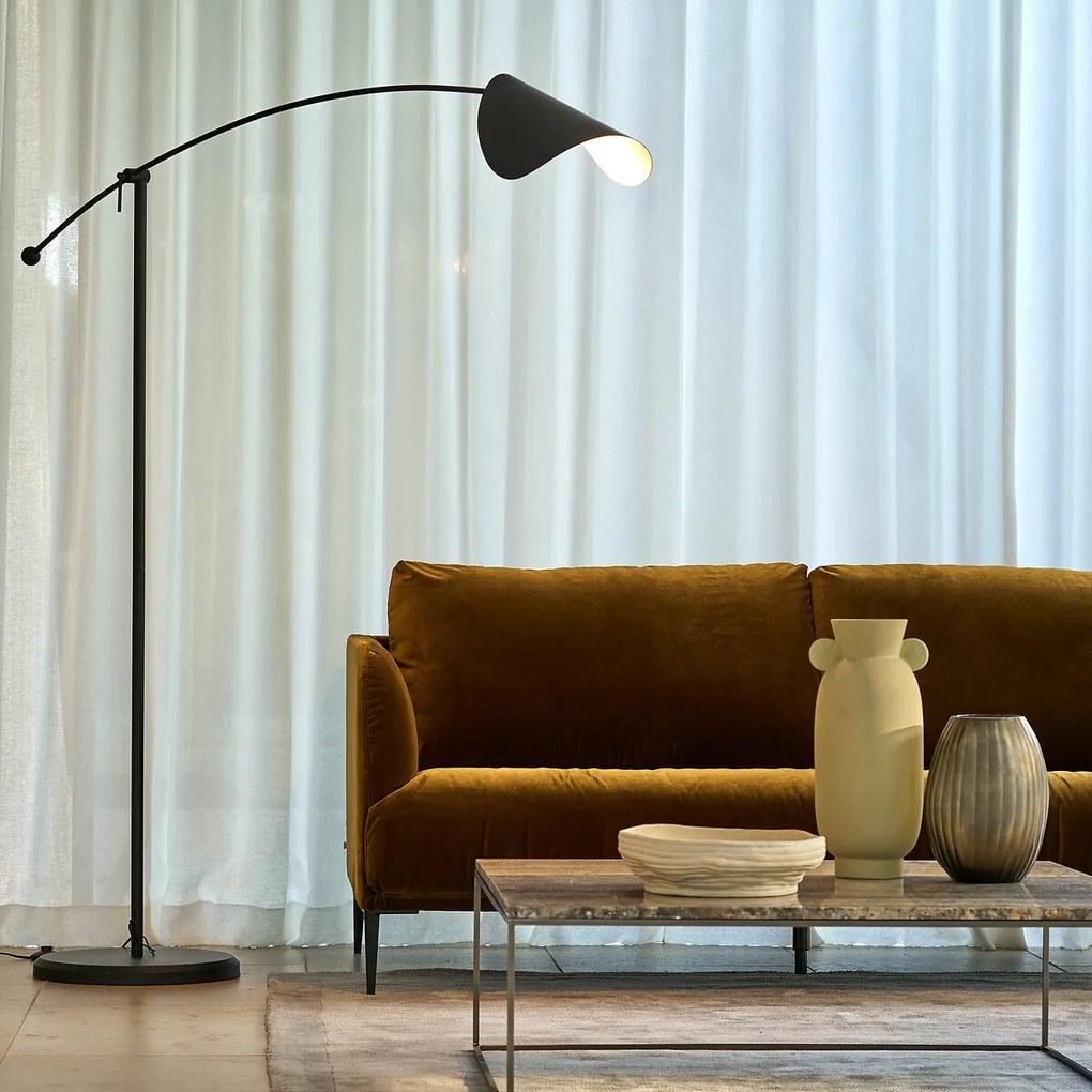 Staande lamp in boogvorm Funambule