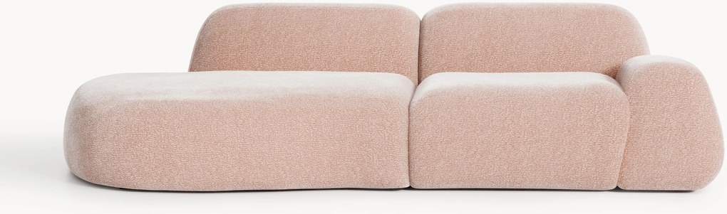 Modulaire teddy chaise longue Wolke (3-zits)