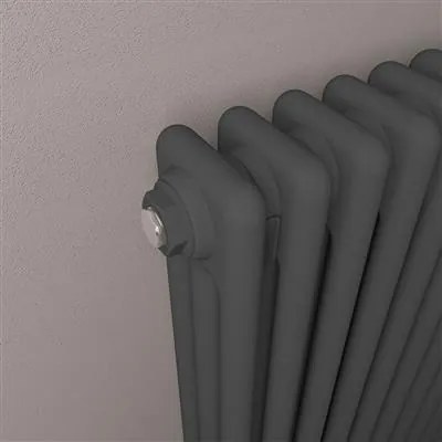 Eastbrook Imperia 3 koloms radiator 30x180cm 1608W antraciet