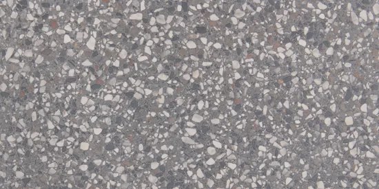 Vtwonen Tegels Terrazzo vloertegel 60x120cm antraciet gerectificeerd